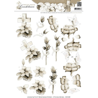 Pakket voor 6 3D kaarten met thema condoleance